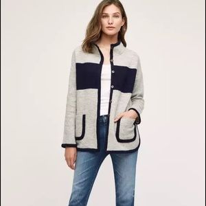 Anthropologie moth wool blend coat